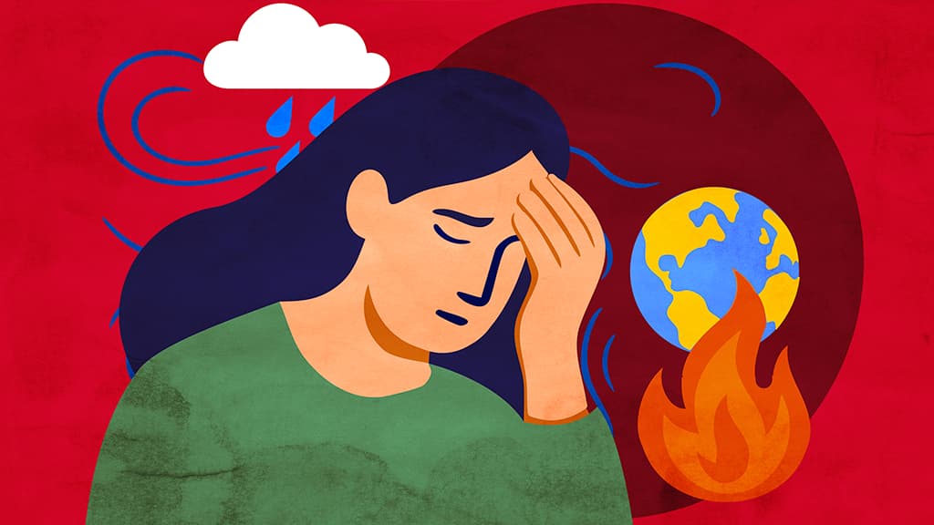 "TOUS LES JOURS IL Y A UNE NOUVELLE CATASTROPHE": CES FRANÇAIS RONGÉS PAR L'ÉCO-ANXIÉTÉ