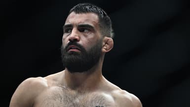 Benoît Saint Denis lors du co main event de l'UFC Paris, 6 septembre 2025