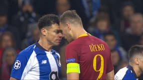 Edin Dzeko et Pepe.