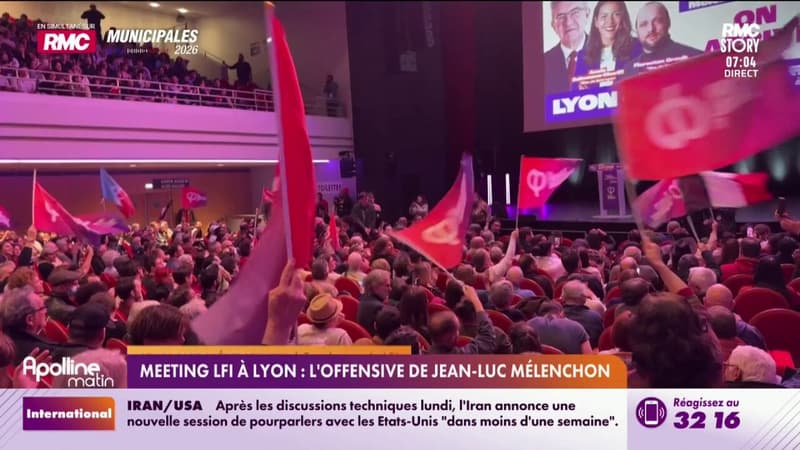 Meeting à Lyon : l'offensive de Jean-Luc Mélenchon