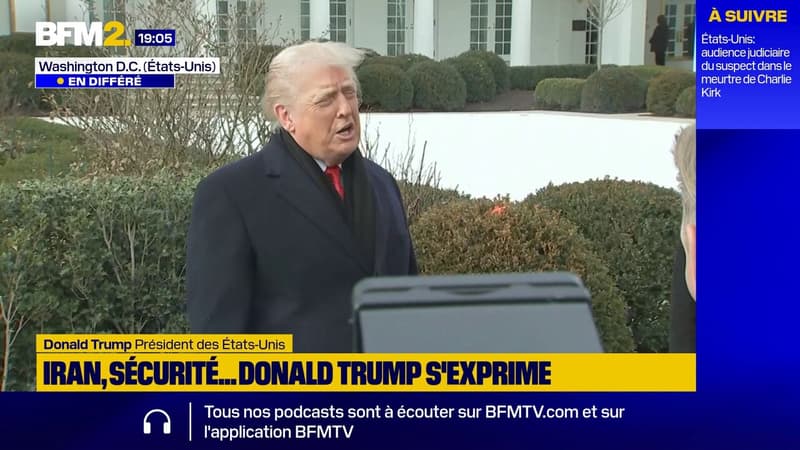 Donald Trump remercie l'Iran d'avoir annulé "toutes les pendaisons prévues" de manifestants