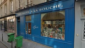 Les Mots à la bouche, librairie LGBT située dans le quartier du Marais à Paris. 