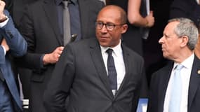 Philippe Diallo, le président de la FFF, lors de France-Grèce en juin 2023