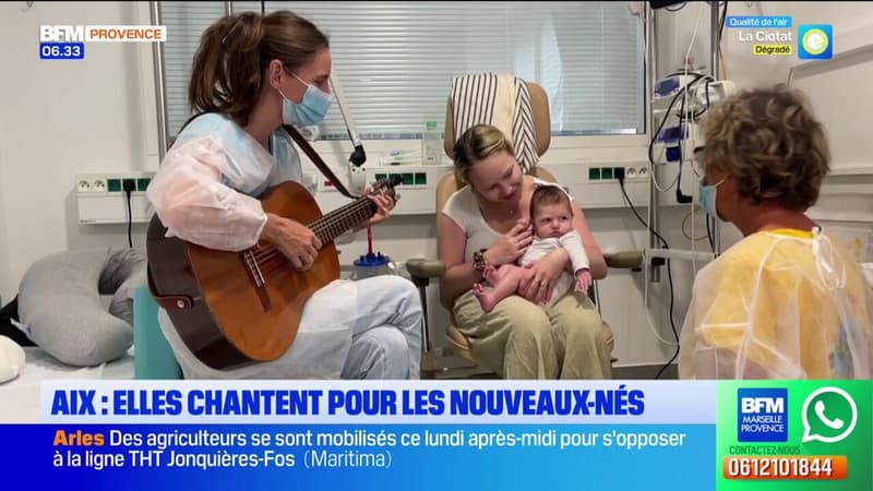 Aix : Elles chantent pour les nouveaaux-nés