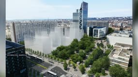Les projections pour le futur quartier de la Part-Dieu
