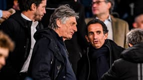 Nicolas De Tavernost lors du match PSG-OM (3-1, L1), le 16 mars 2025