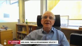 "Le retour dans les transports en commun sera un problème très difficile", assure le médecin Axel Kahn