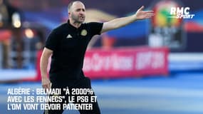 Algérie : Belmadi "à 2000% avec les Fennecs", le PSG et l'OM vont devoir patienter