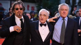 Al Pacino,  Martin Scorsese et Robert De Niro à Londres en octobre 2019