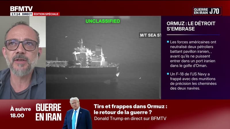 Détroit d'Ormuz: Malheureusement, il y a toujours 20.000 marins bloqués, selon Emmanuel Chalard, secrétaire général de la Fédération des officiers de la marine marchande