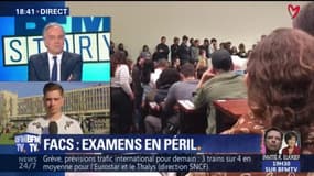 Florian Mazet, responsable UNEF Nanterre: "Les examens ne sont pas annulés, ils sont reportés"