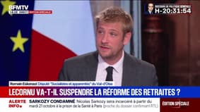"Je ne souhaite pas la dissolution pour des raisons politiques et budgétaires", déclare Romain Eskenazi, député du groupe "Socialistes et apparentés" du Val-d'Oise