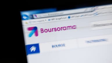 La page d'accueil du site web de la banque en ligne Boursorama, bientôt renommée BoursoBank, le 1er mars 2015 (photo d'illustration).