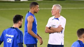 Kylian Mbappé et Didier Deschamps