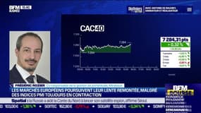 Frédéric Rozier (Mirabaud) :  Les marchés européens poursuivent leur lente remontée, malgré des indices PMI toujours en contraction - 23/11