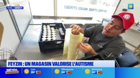 Porteur du spectre de l'autisme, Mario ouvre une boutique alimentaire  avec sa mère à Feyzin