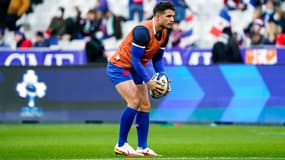 Brice Dulin avec le XV de France en février 2022