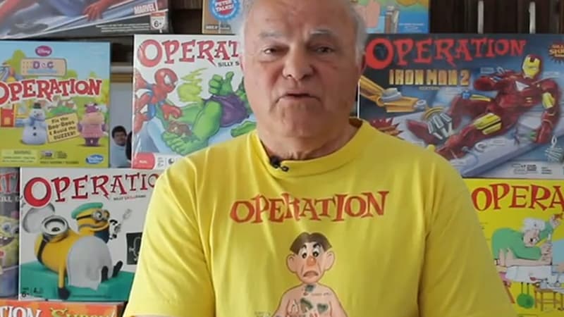 John Spinello, 77 ans, créateur du jeu "Dr Maboul", n'a pas les moyens pour... une opération chirurgicale.