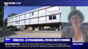 École incendiée pendant les émeutes à Strasbourg: "Nous avons bon espoir que les travaux soient terminés aux vacances de la Toussaint", affirme la maire (EELV) de la ville, Jeanne Barseghian