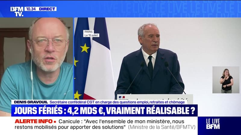 Suppression de deux jours fériés: 