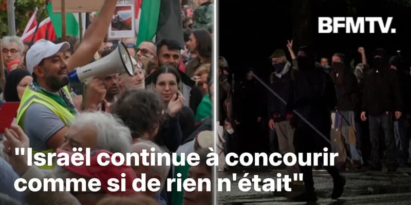 Italie: une manifestation et des heurts avec la police en marge du match contre Israël