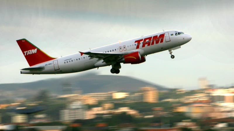 Un avion de la compagnie brésilienne TAM, en 2007. (photo d'illustration)