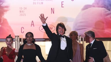 Tom Cruise lors de l'avant-première de "Mission Impossible: The Final Reckoning" le 14 mai 2025 au Festival de Cannes