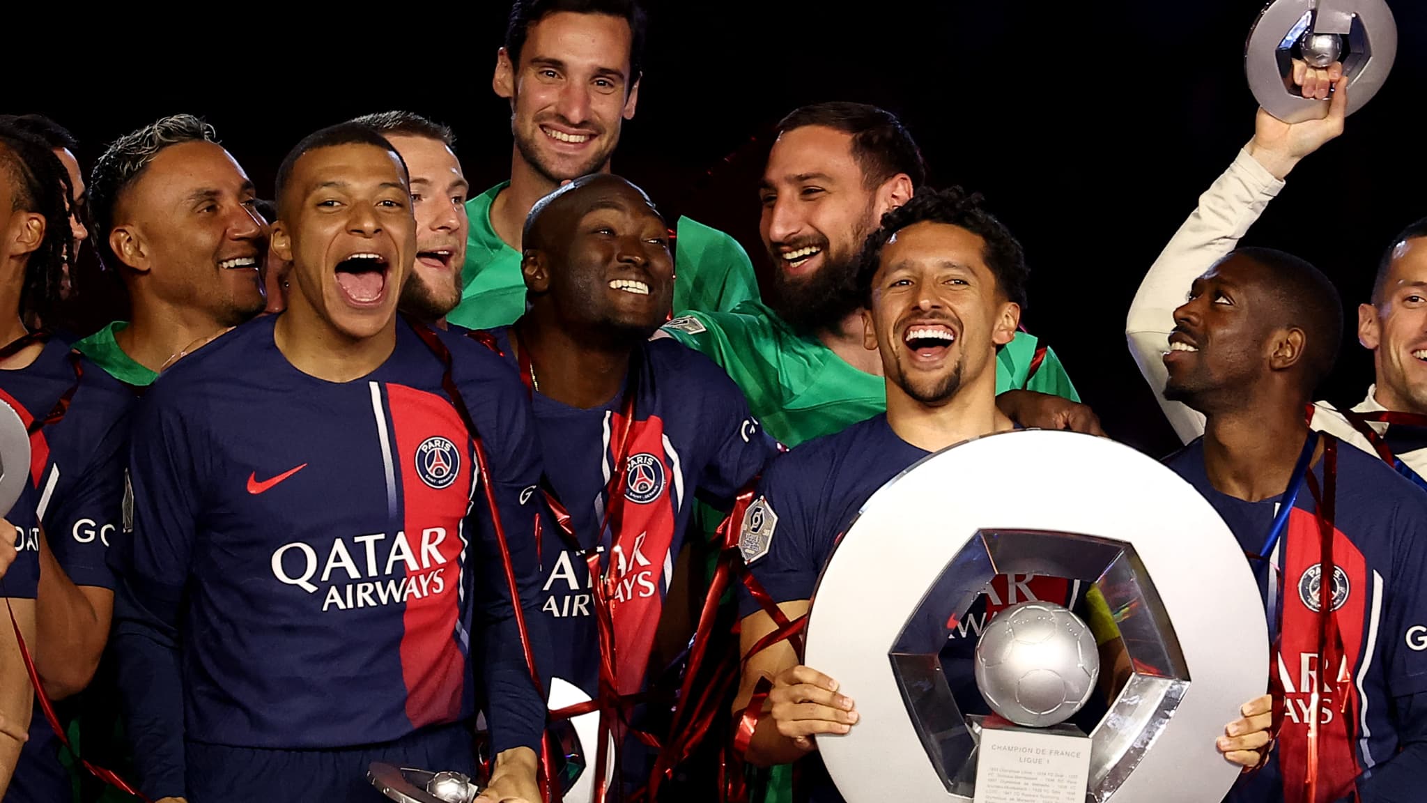 Le PSG champion de France, le 13 mai 2024 Le PSG champion de France, le 13 mai 2024