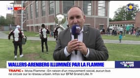 Jeux de Paris 2024: la flamme olympique a traversé la Trouée d'Arenberg