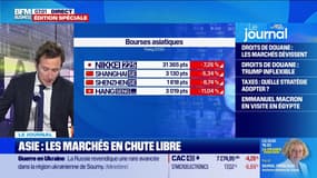 Droits de douane: les marchés sont en chute libre