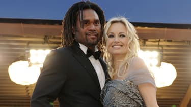 Christian et Adriana Karembeu à Cannes en 2010