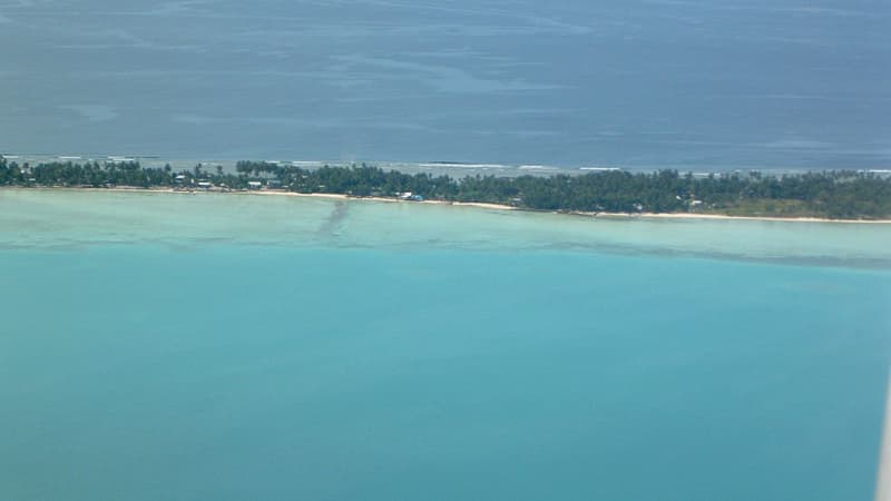 Les îles Kiribati sont menacées par la montée des eaux (illsutration)