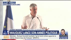 Laurent Wauquiez: “Un an après l’élection d’Emmanuel Macron, la France ne va pas mieux”