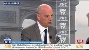 "Protéger les enfants contre les dérives." Jean-Michel Blanquer revient sur les cours d'éducation sexuelle à l'école