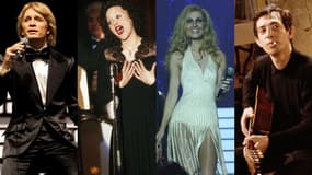 Jérémie Rénier en Cloclo, Marion Cotillard en Edith Piaf, Sveva Alviti en Dalida et Eric Elmosnino en Gainsbourg.