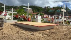 À Saint-Barthélemy, le cimetière de Lorient se prépare à inhumer Johnny Hallyday 