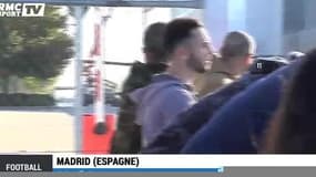 Affaire Valbuena / L'arrivée de Benzema au centre d'entraînement du Real Madrid