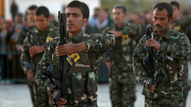 Des combattants des Forces démocratiques syriennes (FDS).