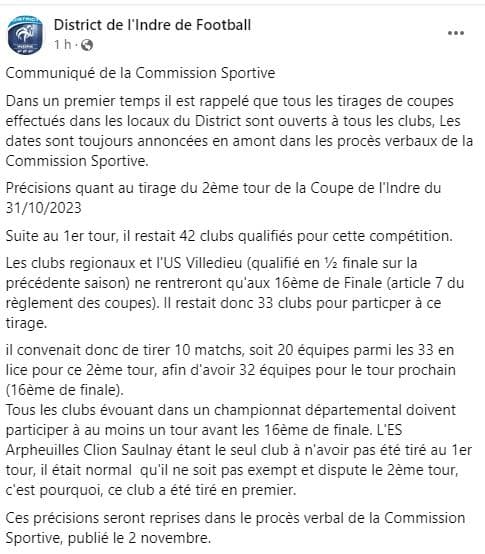 Soupçon de triche dans une coupe départementale de football : la Ligue du  Centre conseille de refaire le tirage