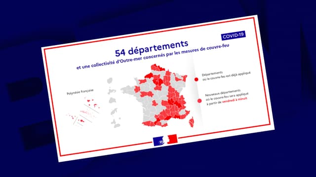 Couvre Feu Les Departements D Outre Mer Representes A L Envers Sur Une Carte Du Gouvernement