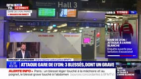 Attaque à la gare de Lyon: le pronostic vital des trois blessés n'est pas engagé 