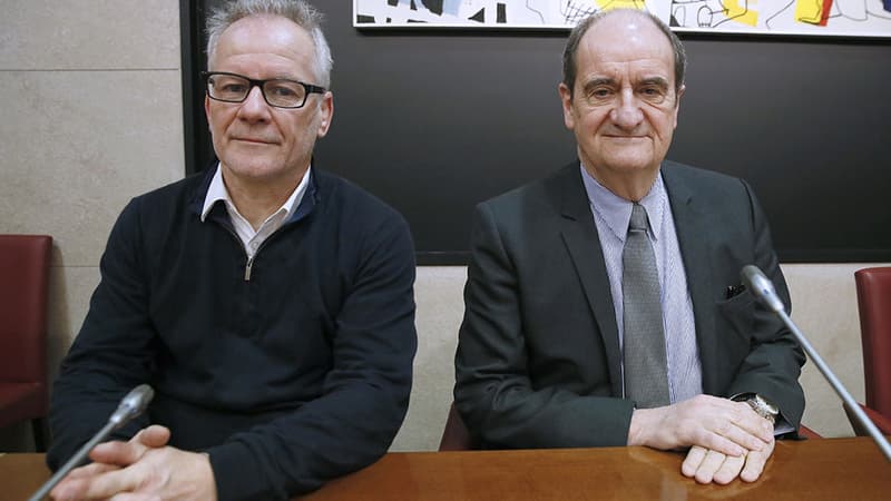 Thierry Frémaux et Pierre Lescure.
