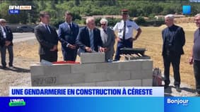 Une nouvelle gendarmerie en construction à Céreste-en-Luberon 
