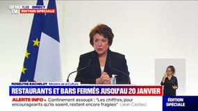 Cinémas/théâtres: Roselyne Bachelot évoque "une tolérance" après 21h pour les spectateurs durant le couvre-feu