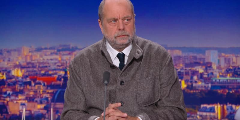 L'ancien ministre de la Justice Éric Dupond-Moretti sur BFMTV le mardi 18 novembre.