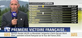 Tour de France: Vainqueur à Saint-Gervais Mont Blanc, Romain Bardet s'empare de la deuxième place au général derrière Chris Froome