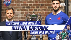 XV de France : "Certains ont oublié qui il était", le bel hommage de Galthié à Ollivon capitaine contre l'Italie 