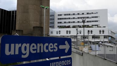 Vue prise le 29 mars 2011 du Centre Hospitalier Ponchaillou (CHU) à Rennes