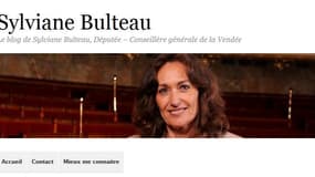 Capture du site de la députée PS de Vendée Sylvie Bulteau