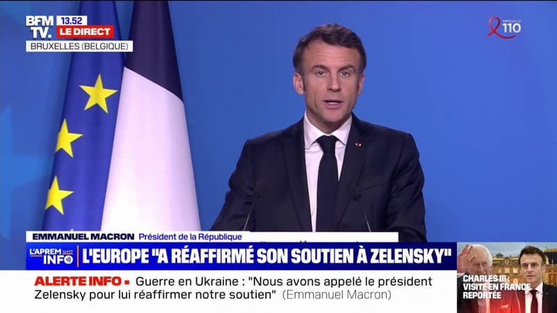Ukraine: Emmanuel Macron affirme que l'Union européenne 